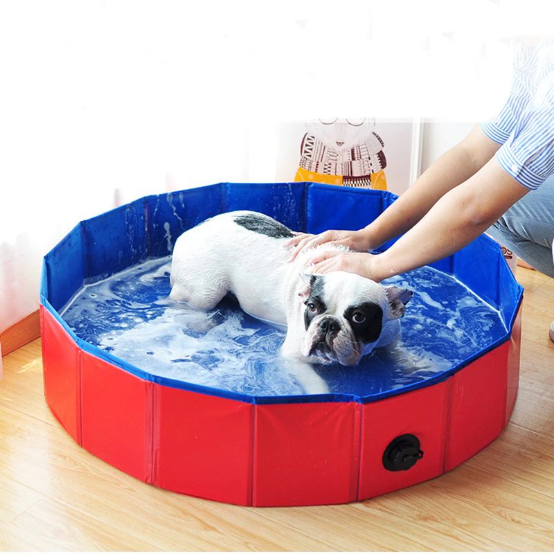 Piscina Plegable Para Mascotas 80x20 cm